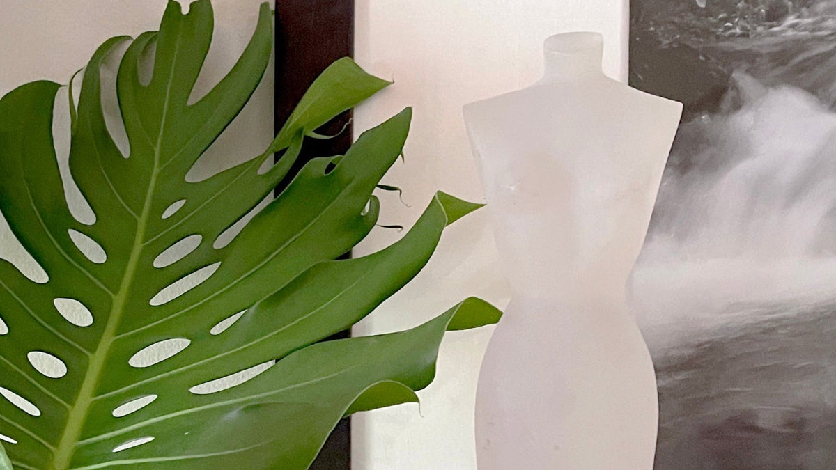 Lucite Female Bust