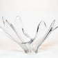 Cofrac Art Verrier French Crystal Freeform Bowl