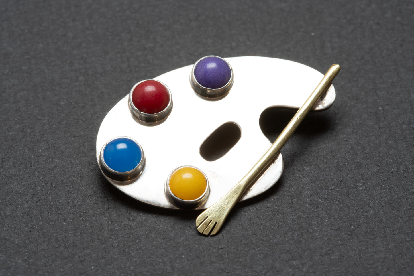Paint Palette Brooch
