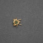 Gold Jade Ladybug Pin