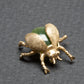 Gold Jade Ladybug Pin