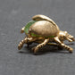 Gold Jade Ladybug Pin