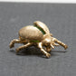 Gold Jade Ladybug Pin