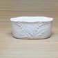 White Ceramic Planter from Portugal