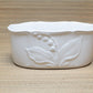 White Ceramic Planter from Portugal
