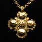Chanel Gold plated Cross Necklace