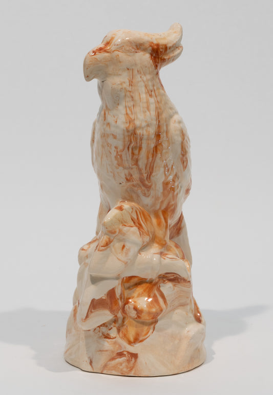 Porcelain Parrot Bust