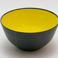 Black and Yellow Bowl made in Sweden Huskvarna