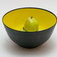 Black and Yellow Bowl made in Sweden Huskvarna